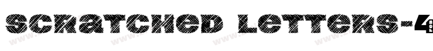 Scratched Letters字体转换